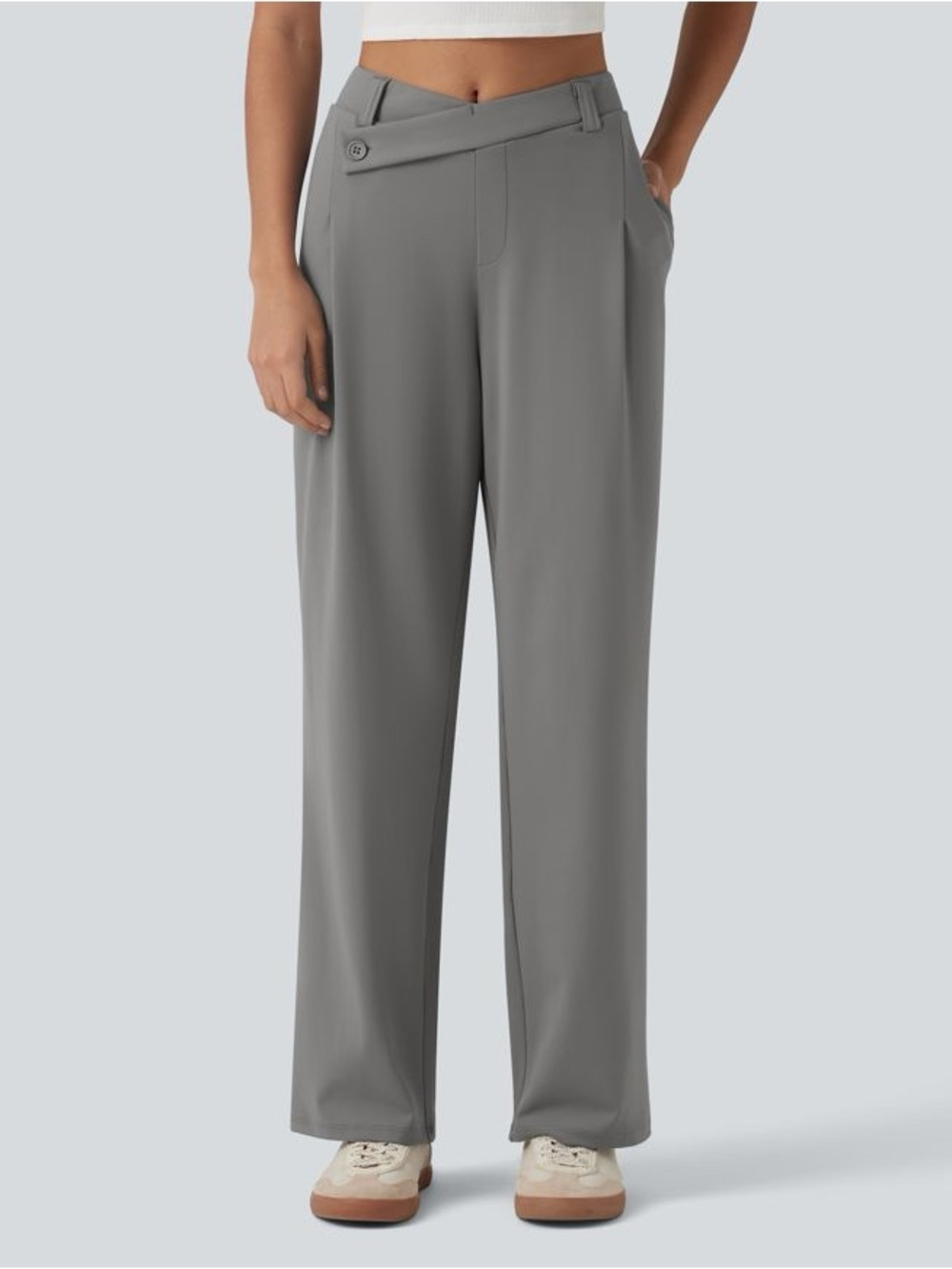 Halara Flex DayStretch Asymmetric Straight Leg Pants - sz Medium